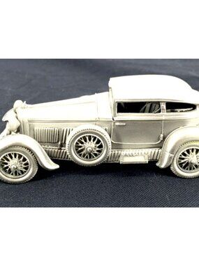 Danbury Mint Bentley Barnato Pewter Car 1930 England 4.25"
